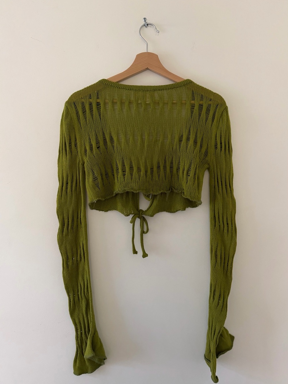 REVOLVE x TG Botanical Dolores Bolero Semi Sheer Organic Cotton - Picture 6 of 12